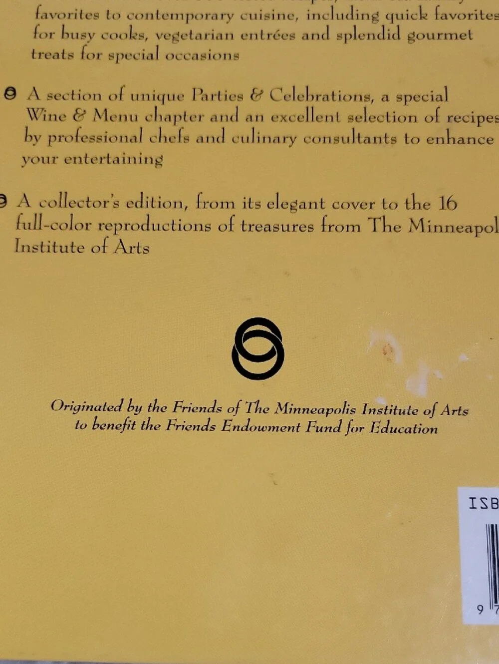 When Friends Cook - Friends Of The Minneapolis Institute Of Arts Cookbook
